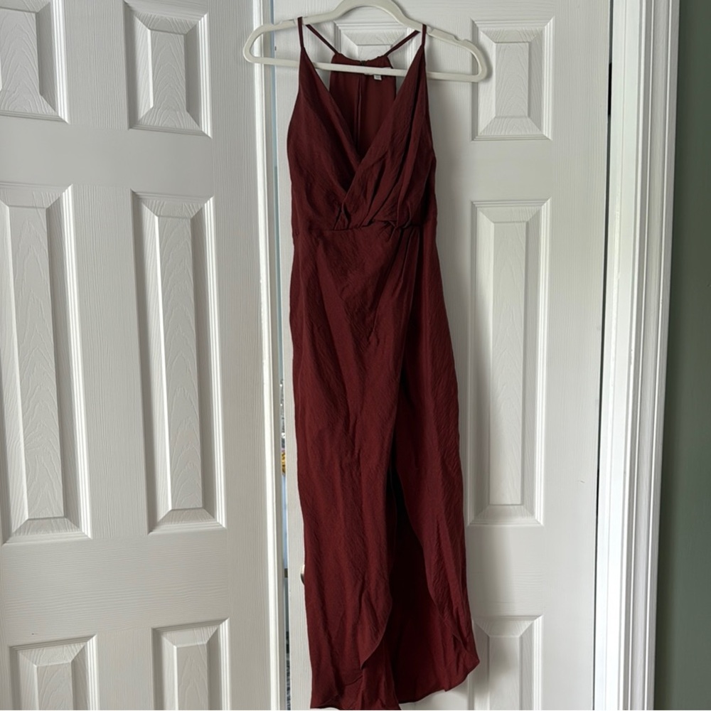 Joie Burgundy Maxi Dress